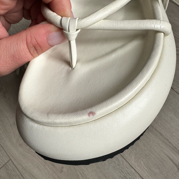 ZARA ATELIER SS 2023 OFF WHITE PLATFORM SANDALS LIMITED EDITION - Picture 8 of 13